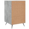 vidaXL Bedside Cabinet Concrete Grey