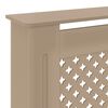 vidaXL MDF Radiator Cover 80.7"