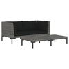 vidaXL Garden Lounge Set Dark Grey