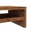 vidaXL Monitor Stand Old wood Engineered wood Standard Sleek