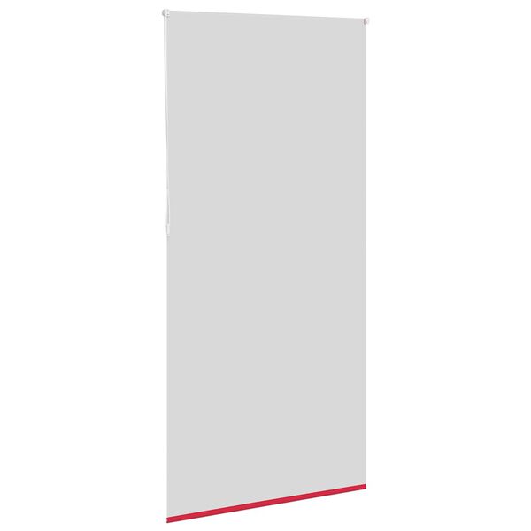 vidaXL Roller Blind Red 100% polyester, Aluminum top rail 35.4x90.6 in