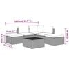 vidaXL Garden Lounge Set Grey