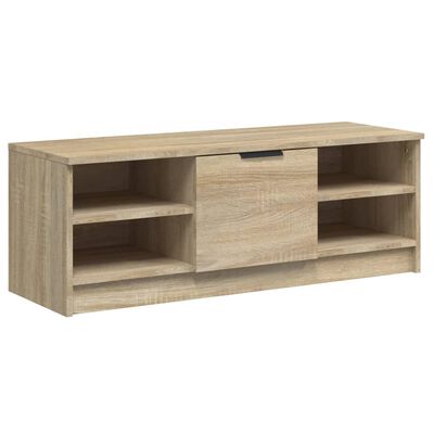 vidaXL TV Stand Sonoma Oak 40.2"x14"x14.4" Engineered Wood