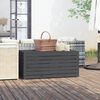 vidaXL Garden Box Grey Solid pine wood 39.8x19.9x18.3 in Storage