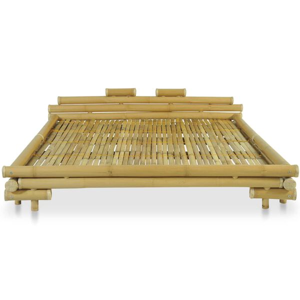 vidaXL Bamboo Bed Natural Bamboo Super King Durable Bamboo Bed