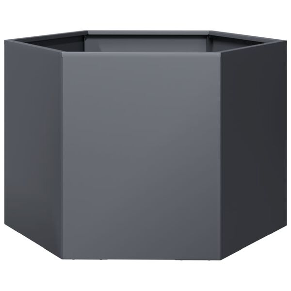 vidaXL Garden Planter Anthracite Steel Large Durable Garden Planter