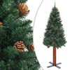 vidaXL Christmas Tree Green PVC 82.7 in tall Decorative Ornaments