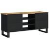 vidaXL TV Cabinet Natural brown, Black