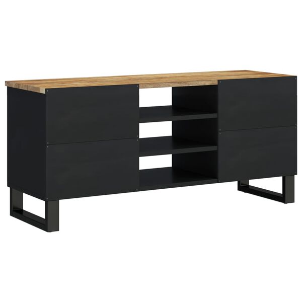 vidaXL TV Cabinet Natural brown, Black
