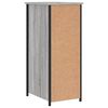 vidaXL Bedside Cabinet Grey Sonoma Engineered wood and iron Medium