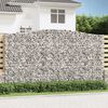 vidaXL Gabion Basket Silver Galvanized Iron Large Durable