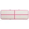 vidaXL Inflatable Gymnastics Mat with Pump 118.1x39.4x7.9" PVC Pink