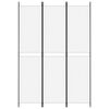 vidaXL 3-Panel Room Divider White 59.1"x86.6" Fabric