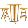 vidaXL Bar Set Warm Teak