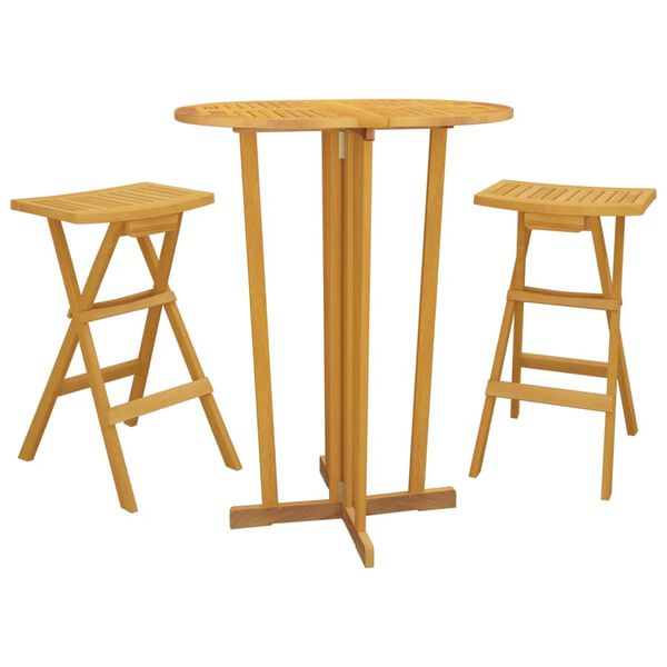 vidaXL Bar Set Warm Teak