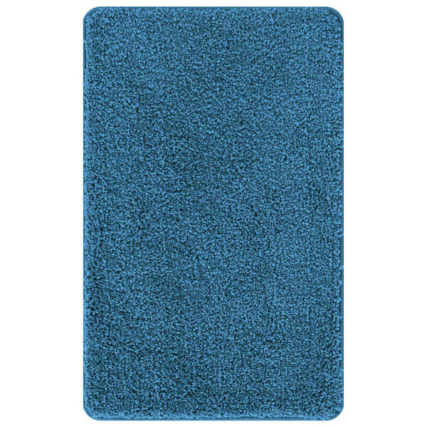 vidaXL Anti-slip Bath Mat Blue 23.6" x 35.4" PP