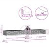 vidaXL Chicken Coop Silver Galvanized Steel 32.8 x 6.6 x 6.6 ft Sturdy