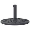 vidaXL Parasol Base Black PE (Polyethylene) and concrete 26.5 lbs