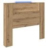 vidaXL Headboard Artisan Oak 47.24 x 5.91 x 40.75 in Engineered Wood