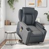 vidaXL Electric Stand Up Massage Recliner Chair Grey