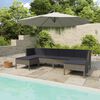 vidaXL Garden Furniture Set Grey
