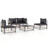 vidaXL Garden Lounge Set Anthracite