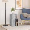 vidaXL Side Table Concrete Grey Engineered Wood Small Side Table