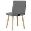 vidaXL Dining Chair Set of 2 Dark Grey