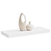 vidaXL Wall Shelf White Honeycomb MDF, metal Medium Floating Wall Shelf