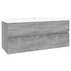 vidaXL Sink Cabinet With Basin Grey Sonoma Engineered Wood Medium