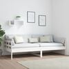 vidaXL Day Bed White Solid pine wood 35.4 x 78.7 in