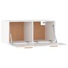 vidaXL Wall Cabinet Glossy white Engineered wood
