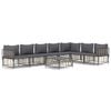 vidaXL Garden Lounge Set Anthracite