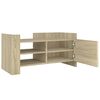 vidaXL TV Cabinet Sonoma Oak Engineered Wood Medium TV Cabinet