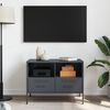 vidaXL TV Cabinet Anthracite Cold-rolled steel Medium TV Cabinet