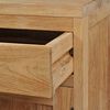 vidaXL Bedside Cabinet Teak Solid Teak Medium Bedside Cabinet