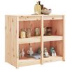 vidaXL Outdoor Kitchen Cabinet Natural Wood Solid pine wood Medium