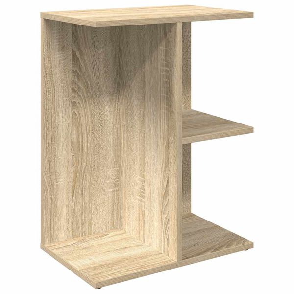 vidaXL Bedside Table Set of 2 Sonoma Oak Engineered Wood