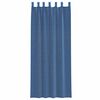 vidaXL Voile Curtains with Loops 2 pcs Royal Blue 55.1x102.4"