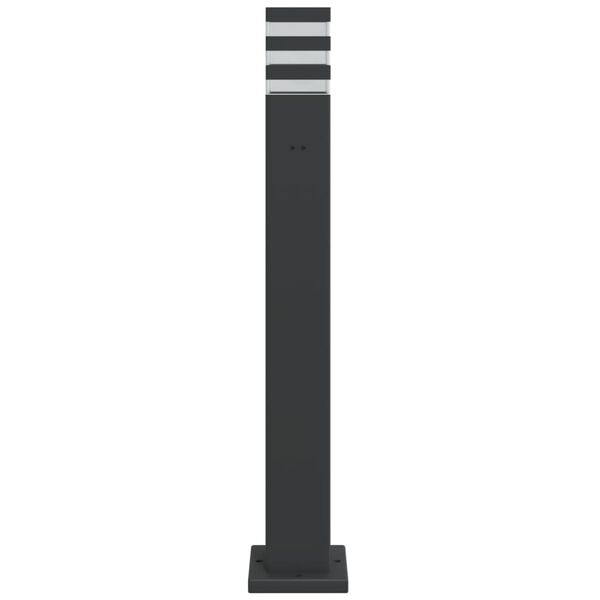 vidaXL Outdoor Floor Lamp Set of 3 Black