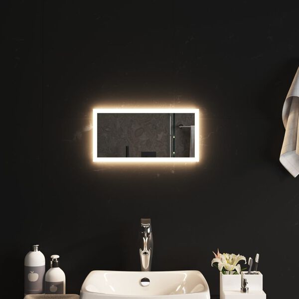 vidaXL LED Bathroom Mirror 7.9"x15.7"