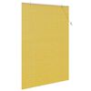 vidaXL Roller Blind with Curtains Yellow 59.06 x 86.61 in Bamboo