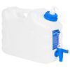 vidaXL Water Container with Tap and Soap Dispenser 2.6 gal Plastic