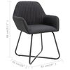 vidaXL Dining Chair Set of 4 Black