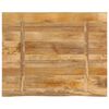 vidaXL Table Top Natural Wood Solid Mango Wood 35.4 x 31.5 x 1.5 in