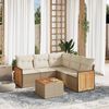vidaXL Garden Sofa Set Beige