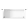 vidaXL Bathroom Cabinet With Mirror White Engineered wood Medium