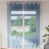 vidaXL Voile Curtains with Grommets 2 pcs Royal Blue