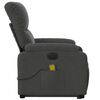 vidaXL Electric Stand Up Massage Recliner Chair Dark Gray