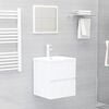 vidaXL Sink Cabinet White Engineered wood Sink Cabinet Rectangular